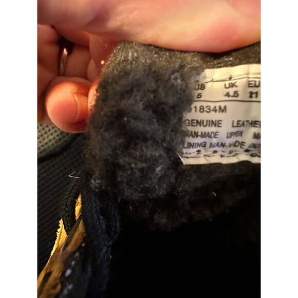 Timberland Toddler Brown Tan Leather Ankle Boots Shoes 5 - Picture 8 of 8